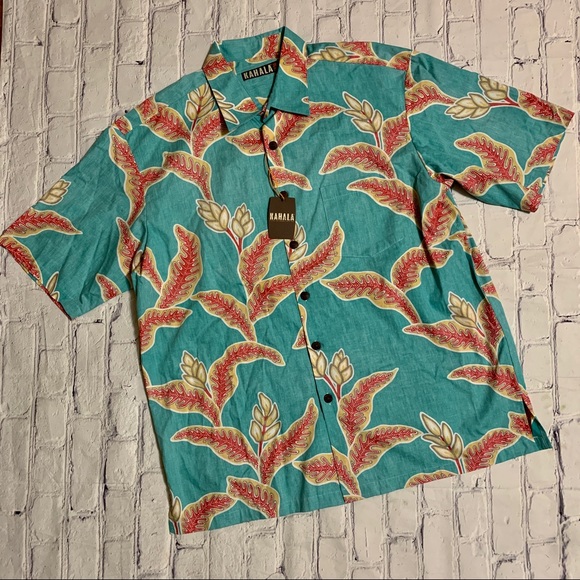 Kahala Other - Kahala Awapuhi Hawaiian Button Up Shirt XL NWT